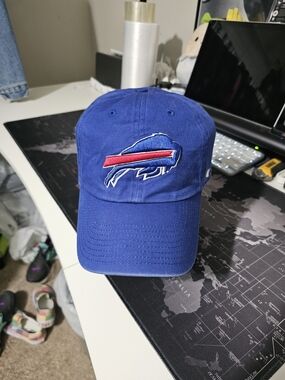 47 Brand Buffalo Bills Blue Red Logo Unstructured Hat